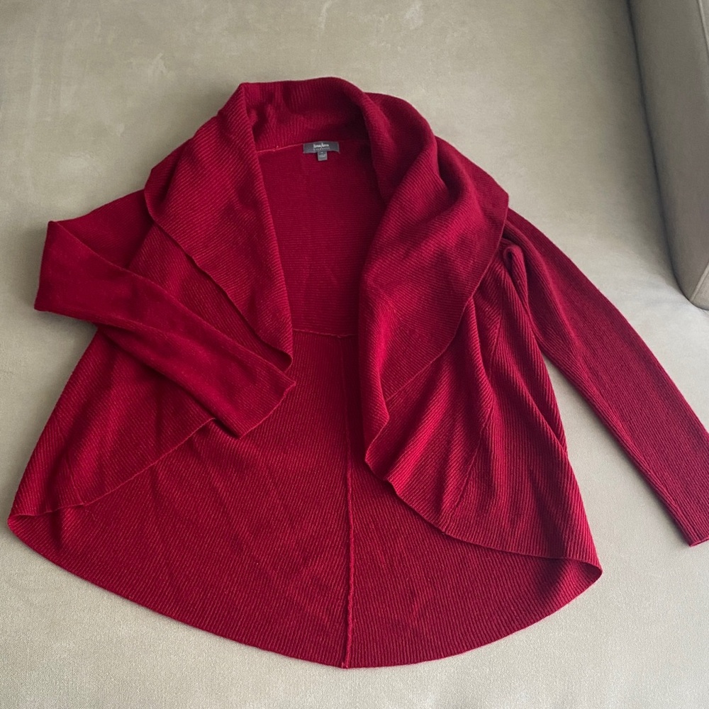 Neiman Marcus Rich Red Women's Cardigan